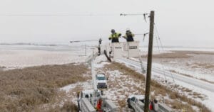 Cass County Electric Cooperative Working Outdoors