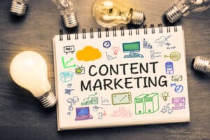 Stock Photo of Content Marketing